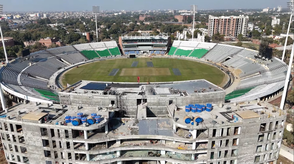 champions trophy 2025 - Gaddafi Stadium Renovation