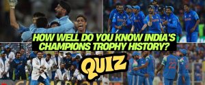 india champions trophy quiz